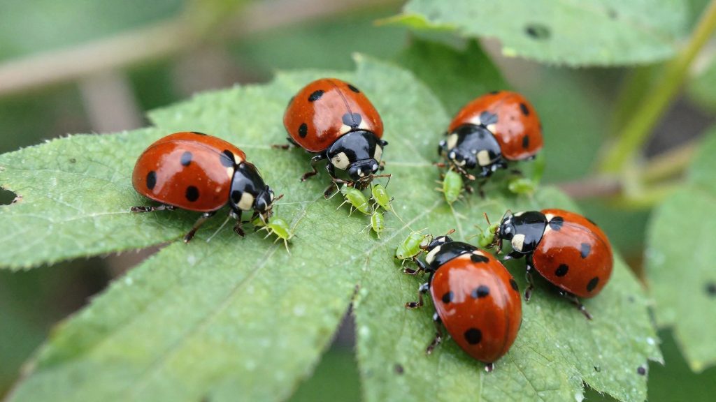 Attirer les coccinelles contre les pucerons au potager
