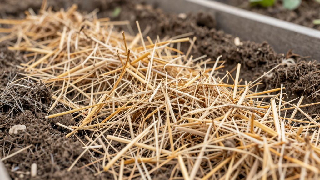 Pailler le potager en hiver : couvrir le sol nu sans l’étouffer